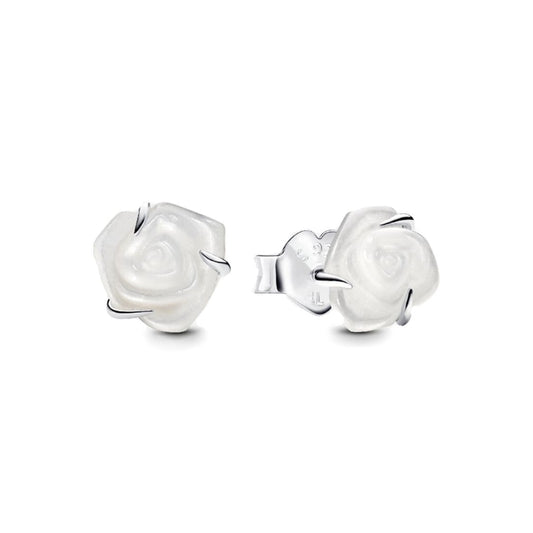 Pendientes Rosa Blanca