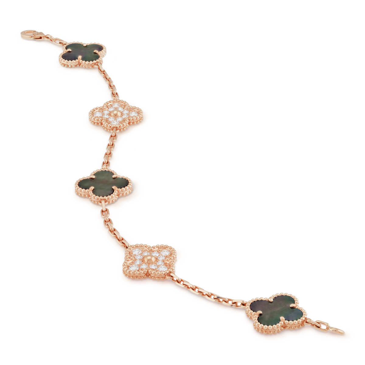 Pulsera Trébol Rosada