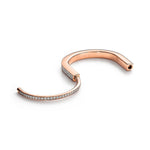 Pulsera Lock Rosada Full Zirconias