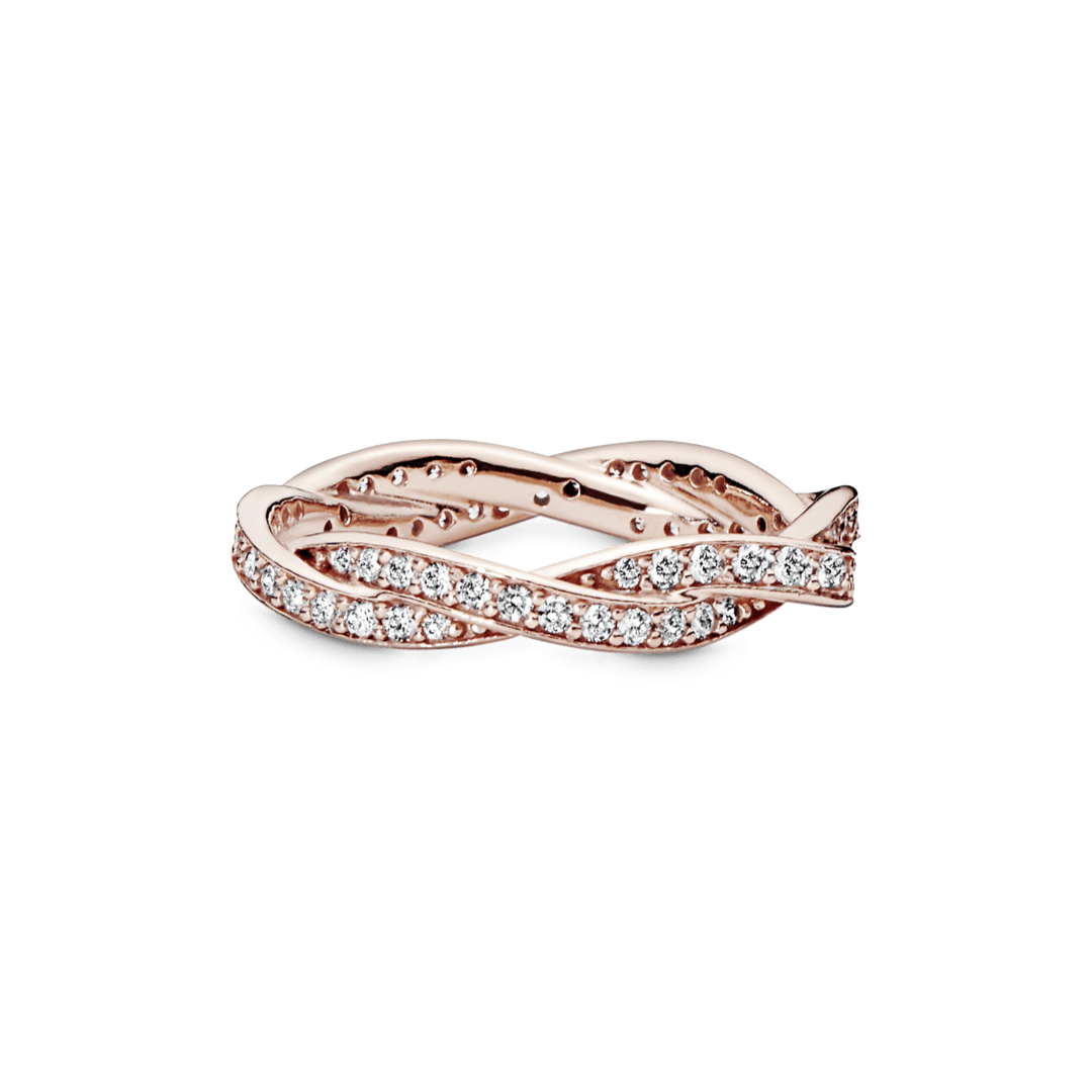 Anillo Entrelazado Rosado