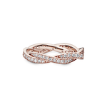 Anillo Entrelazado Rosado