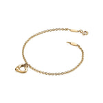 Pulsera Corazón Dorado