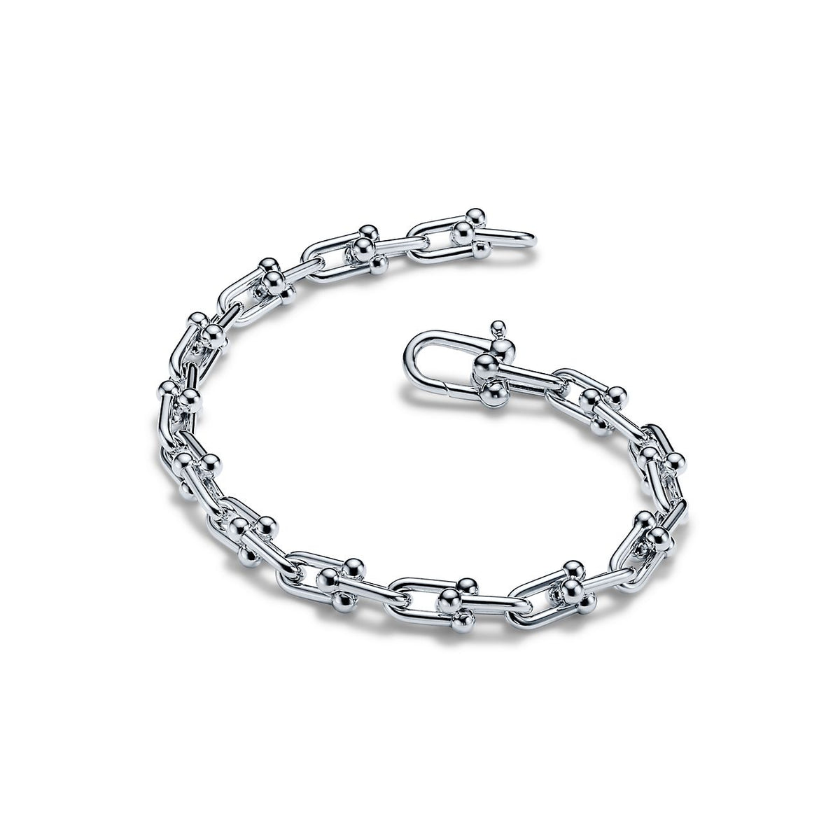 Pulsera Full Eslabones Plateado