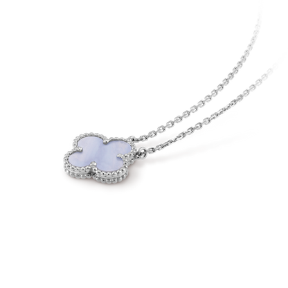 Collar Trébol Violeta