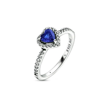 Anillo Corazón Azul