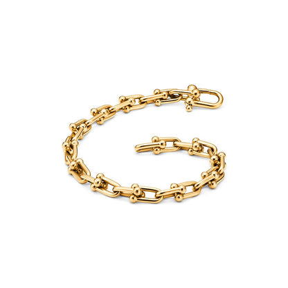 Pulsera Full Eslabones Dorados