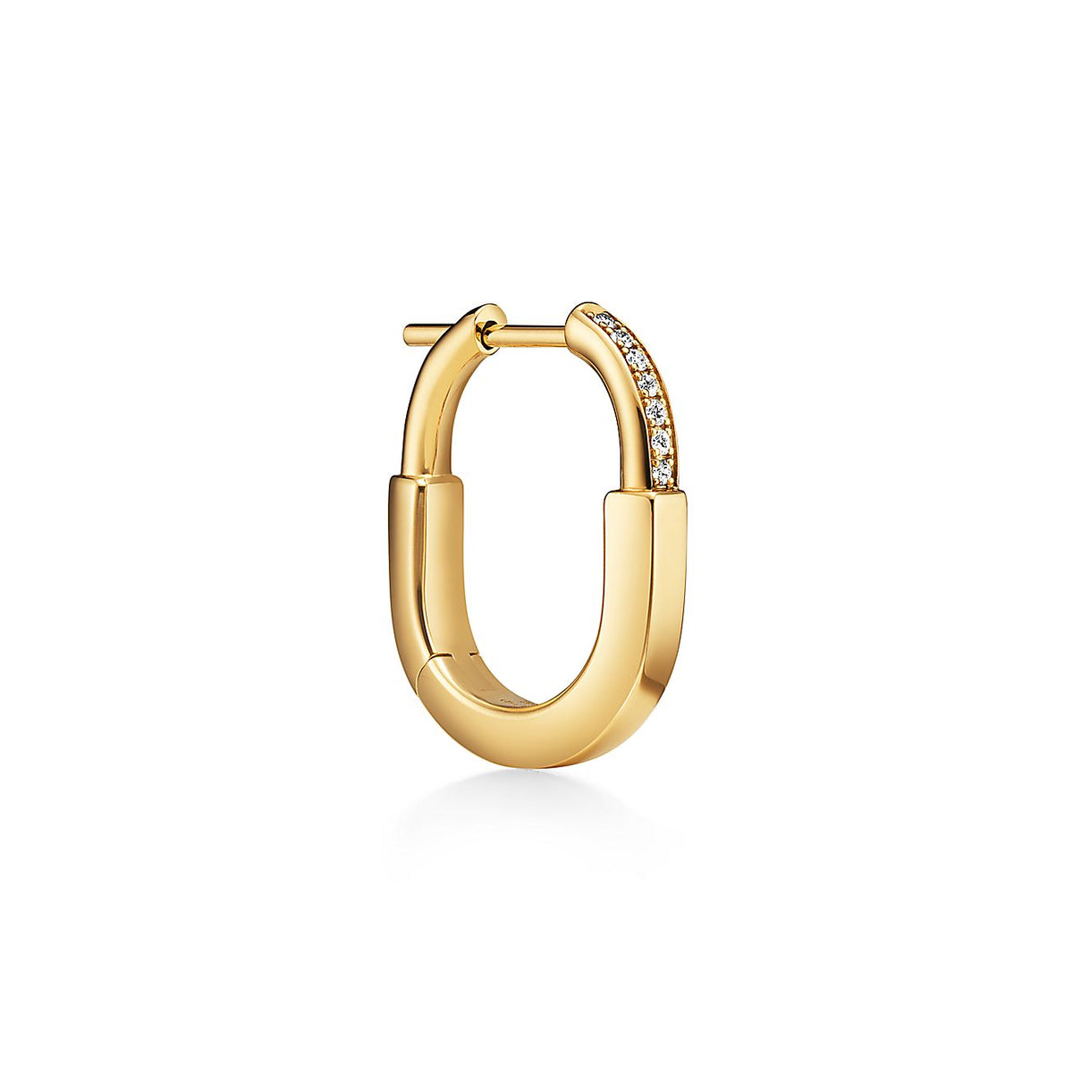 Pendientes Locks Dorados y Zirconias