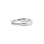 Anillo Lock Plateado y Zirconias