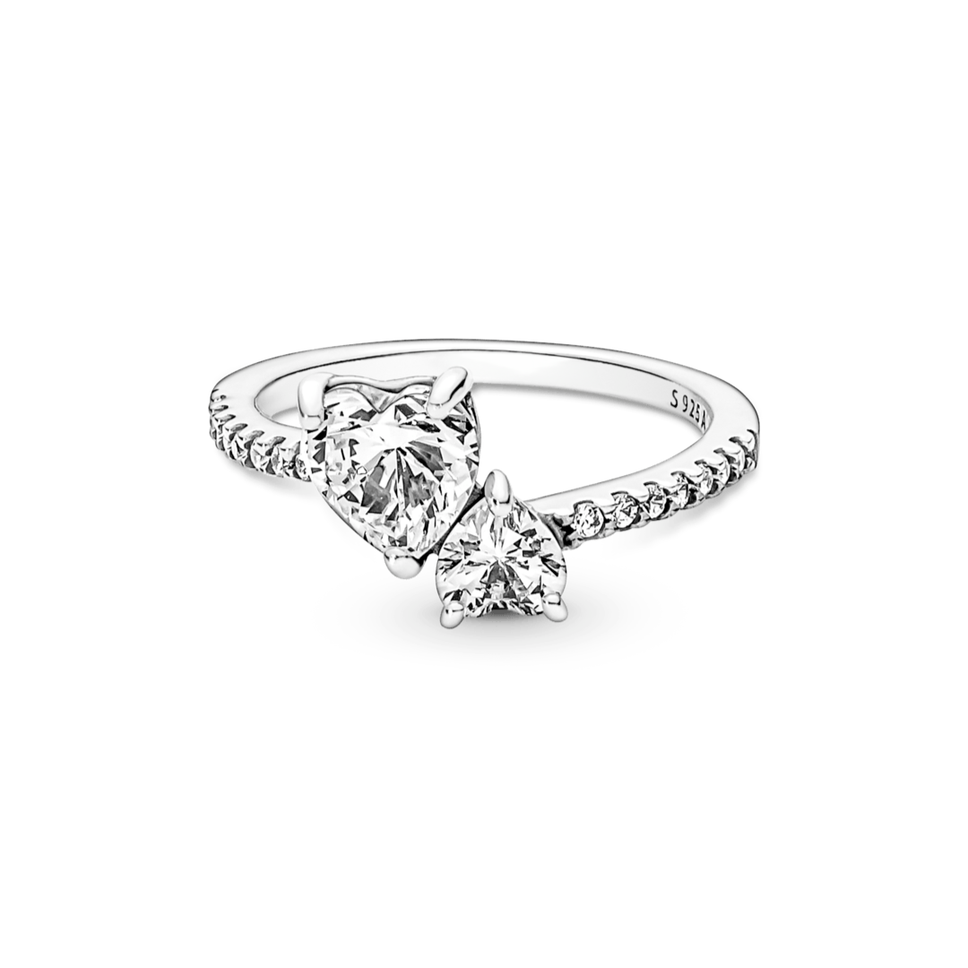 Anillo Corazón Doble
