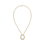 Collar Lock Dorado Full Zirconias