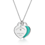 Collar Corazón Azul