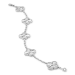 Pulsera Trébol Plata