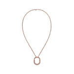 Collar Lock Rosado Full Zirconias