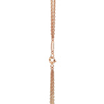 Collar Eslabon Rosado con Zirconias