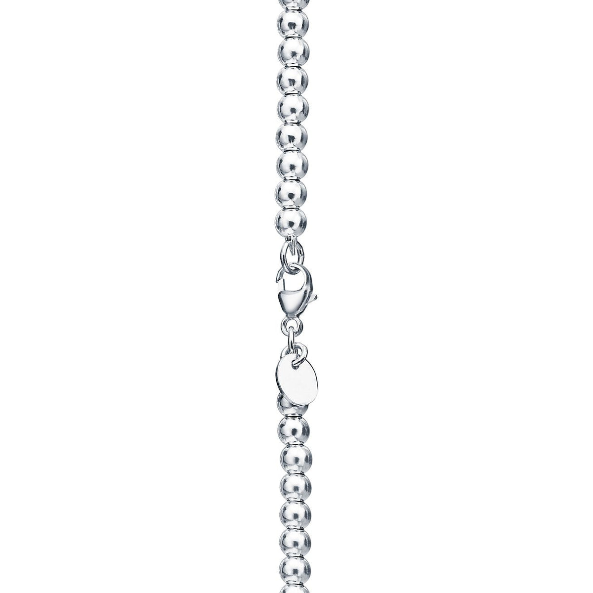 Pulsera Corazón Colgante Plateado