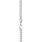 Pulsera Corazón Colgante Plateado
