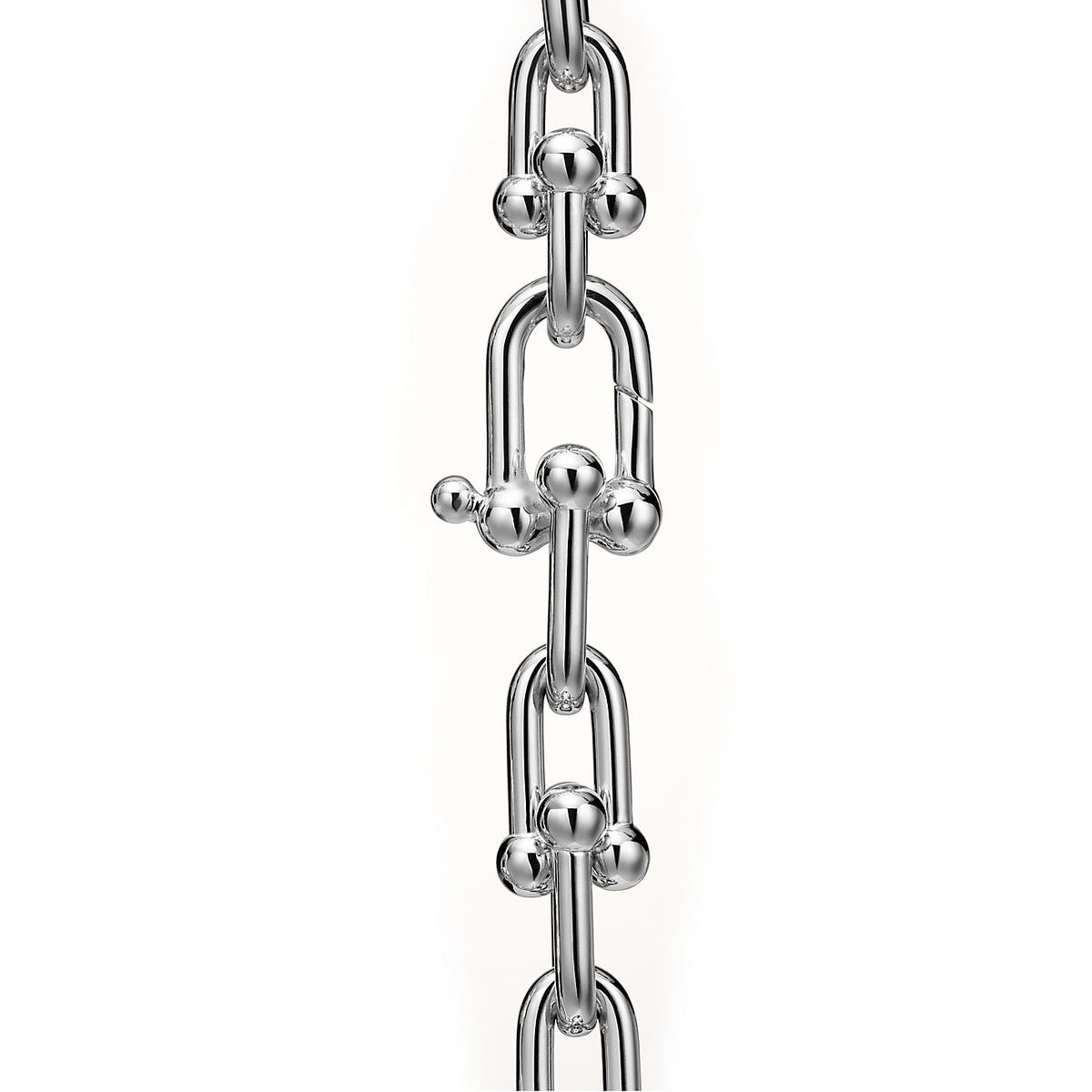 Pulsera Full Eslabones Plateado y Zirconias