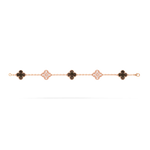 Pulsera Trébol Rosada