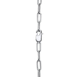 Collar Lock Grande Plateado