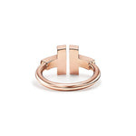 Anillo Rosado T Plateada