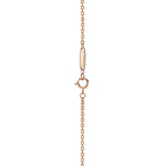 Collar Eslabon Rosado Vertical