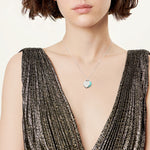 Collar Corazón Azul