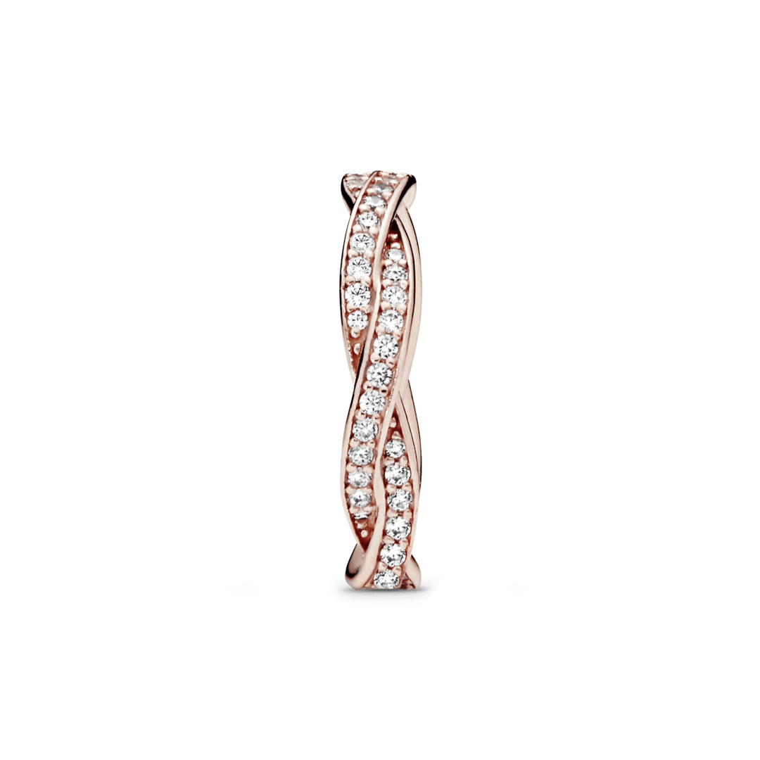 Anillo Entrelazado Rosado