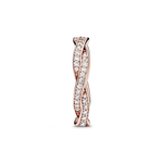 Anillo Entrelazado Rosado
