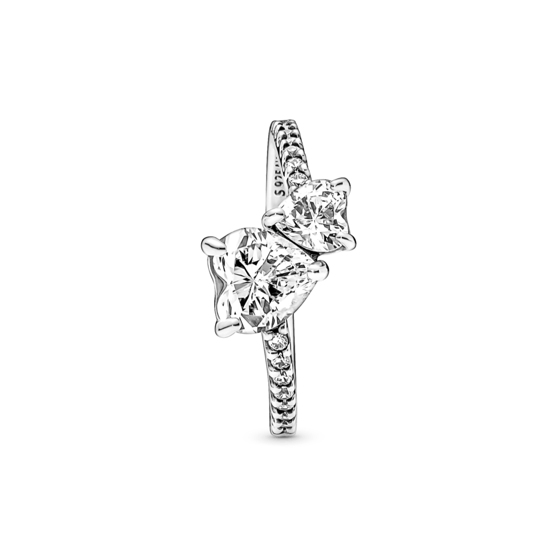 Anillo Corazón Doble