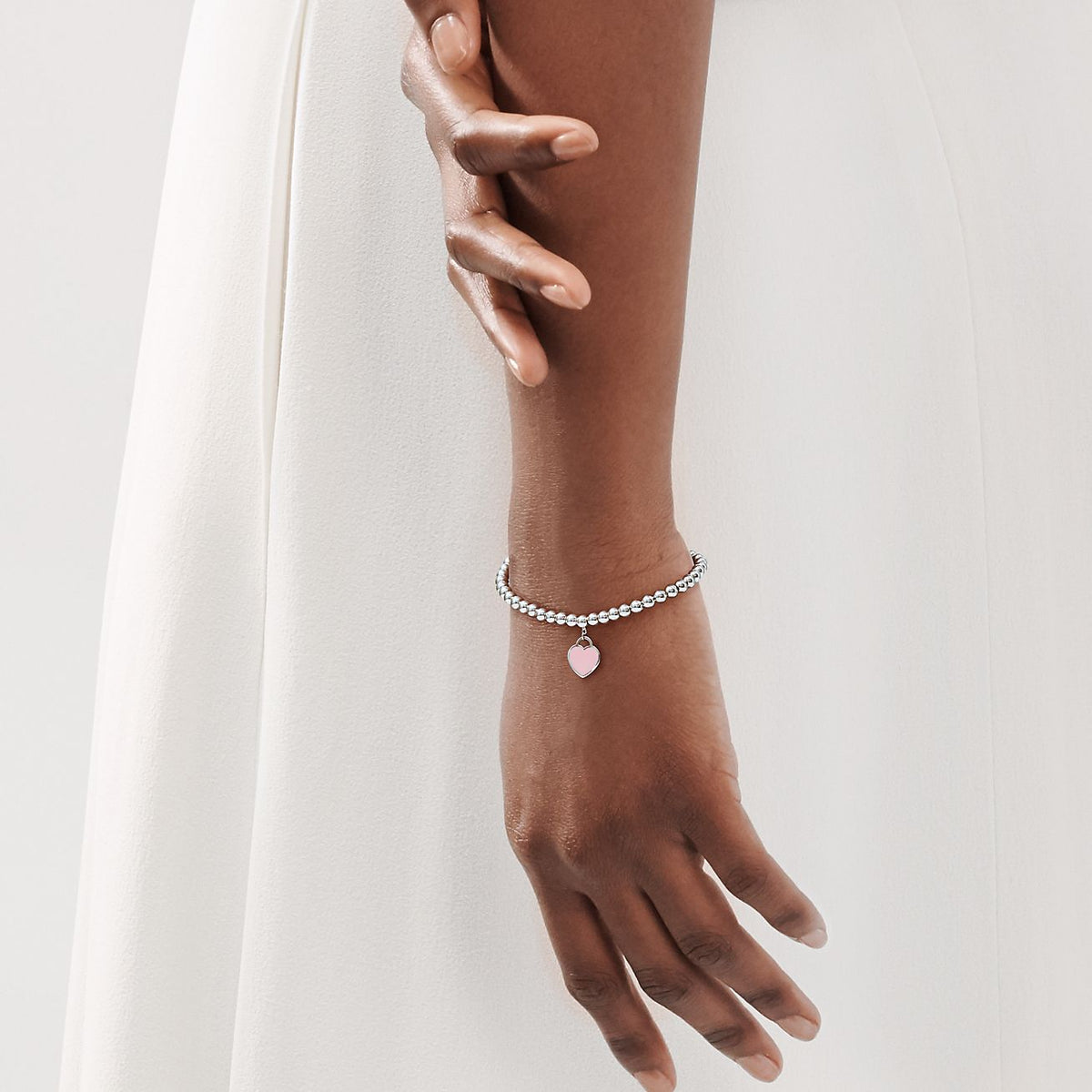 Pulsera Corazón Rosa