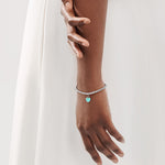 Pulsera Corazón Azul