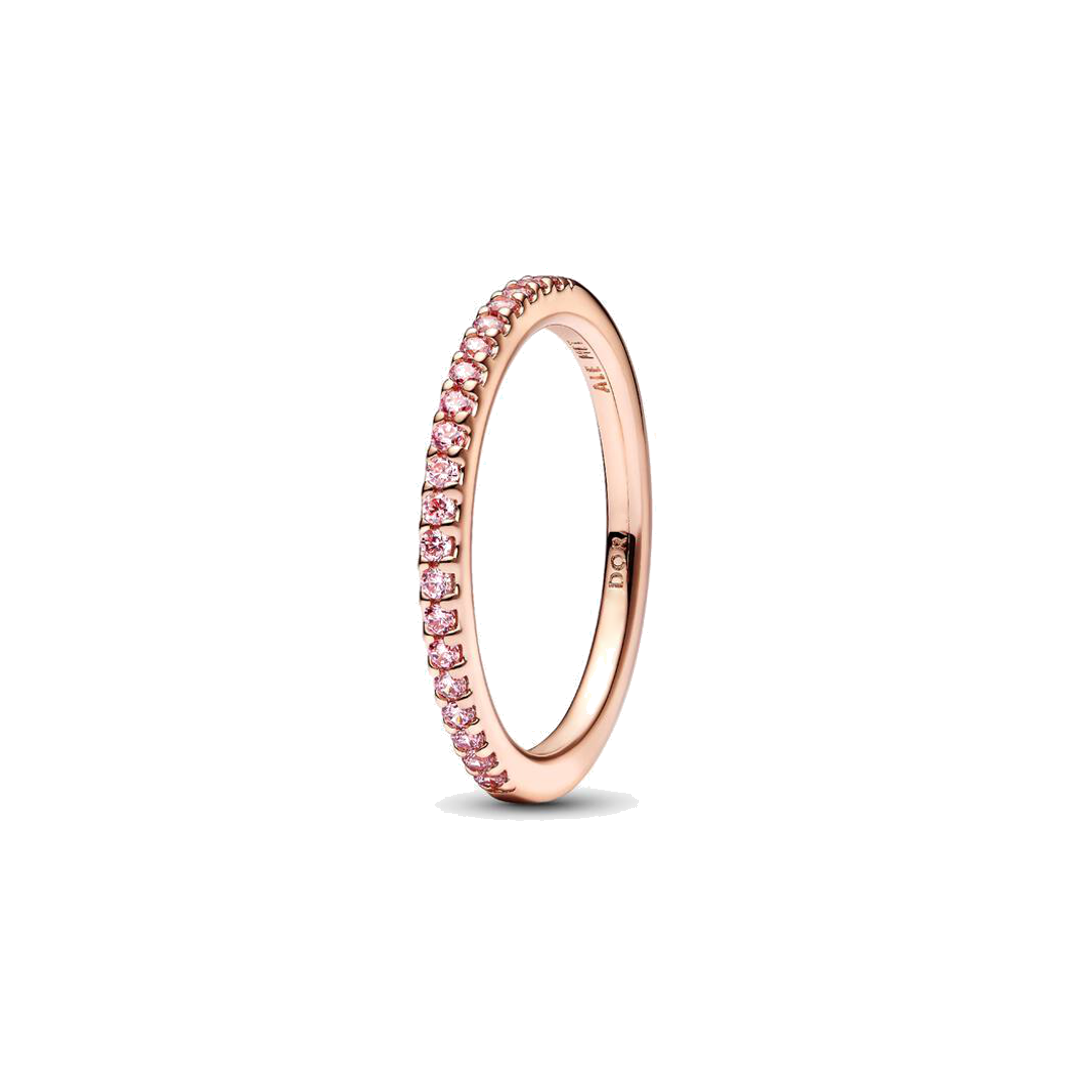 Anillo Churumbela Delgada Rosada
