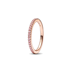 Anillo Churumbela Delgada Rosada