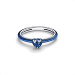 Anillo Corazón Chakra Azul