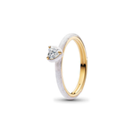 Anillo Corazón Chakra Blanco