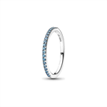 Anillo Banda Brillante Azul