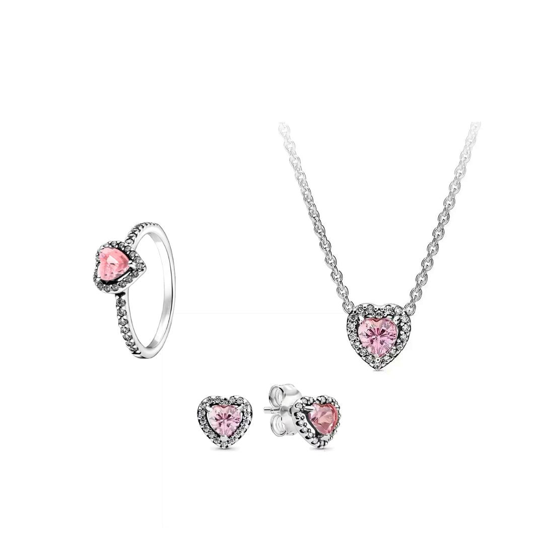 Kit 3 en 1 Corazón Rosa