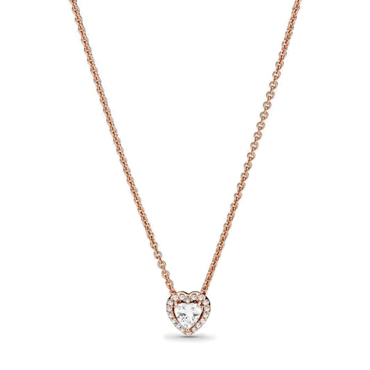 Collar Corazón Rosado